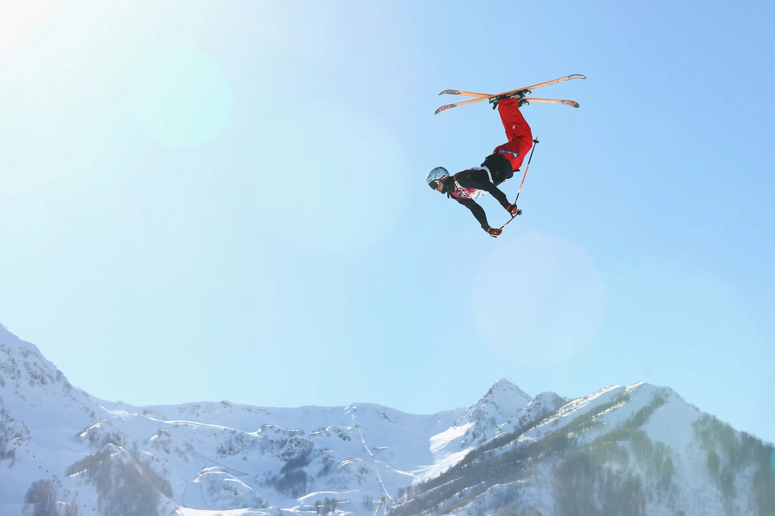 skiing