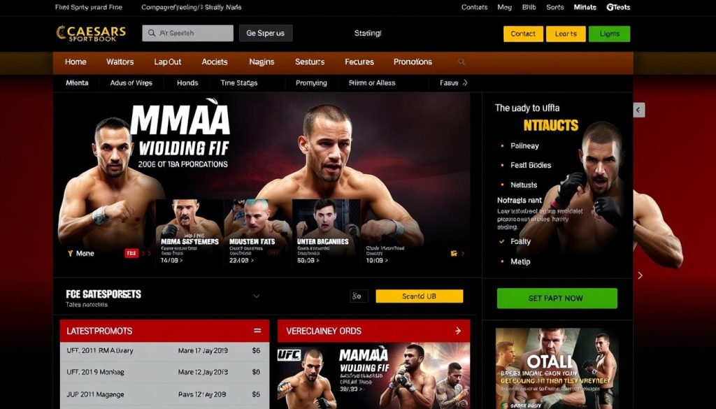 Caesars Sportsbook MMA betting promotions
